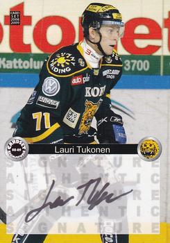 2008-09 Cardset Finland - Signature Sensations 2 #LT Lauri Tukonen Front