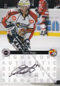 2008-09 Cardset Finland - Signature Sensations 2 #TM Tomi Maki Front