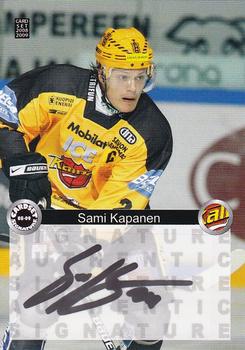 2008-09 Cardset Finland - Signature Sensations 2 #SaK Sami Kapanen Front