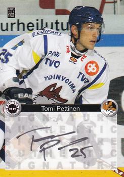 2008-09 Cardset Finland - Signature Sensations 2 #TP Tomi Pettinen Front
