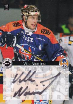 2008-09 Cardset Finland - Signature Sensations 2 #VN Ville Nieminen Front