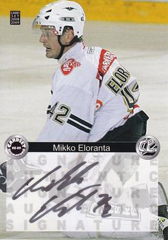 2008-09 Cardset Finland - Signature Sensations 2 #ME Mikko Eloranta Front