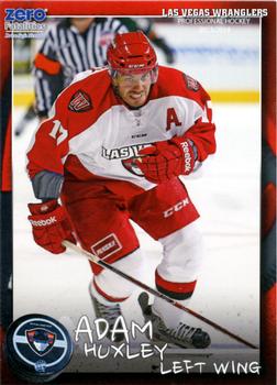 2013-14 Las Vegas Wranglers (ECHL) #NNO Adam Huxley Front
