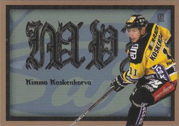 2007-08 Cardset Finland - MVP - Blue #11 Kimmo Koskenkorva Front