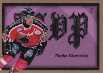 2007-08 Cardset Finland - MVP - Purple #14 Marko Kivenmäki Front