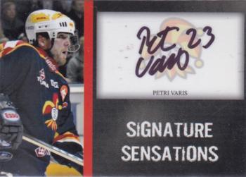 2007-08 Cardset Finland - Signature Sensations #PV1 Petri Varis Front