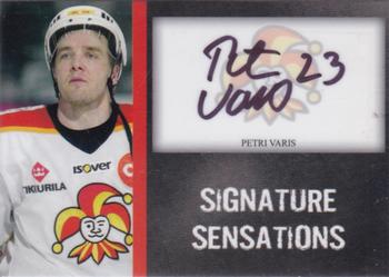 2007-08 Cardset Finland - Signature Sensations #PV2 Petri Varis Front