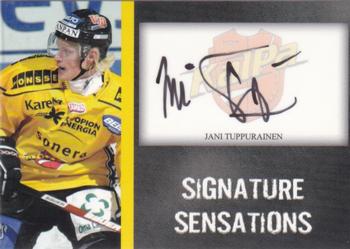 2007-08 Cardset Finland - Signature Sensations #JT Jani Tuppurainen Front