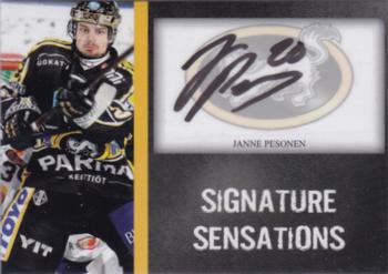 2007-08 Cardset Finland - Signature Sensations #JP1 Janne Pesonen Front