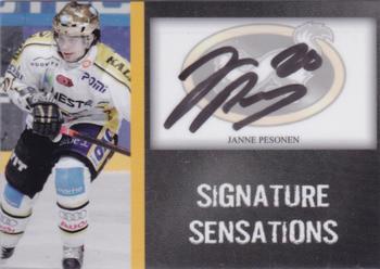 2007-08 Cardset Finland - Signature Sensations #JP2 Janne Pesonen Front