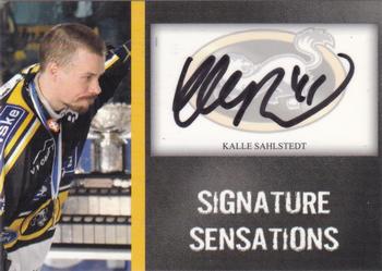 2007-08 Cardset Finland - Signature Sensations #KS Kalle Sahlstedt Front
