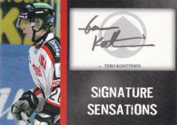 2007-08 Cardset Finland - Signature Sensations #TEK Tero Konttinen Front