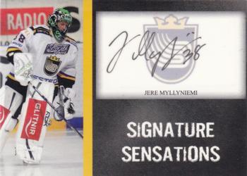 2007-08 Cardset Finland - Signature Sensations #JR Jere Myllyniemi Front