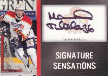 2007-08 Cardset Finland - Signature Sensations #MTU Marko Tuulola Front