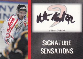 2007-08 Cardset Finland - Signature Sensations #AV Antti Virtanen Front