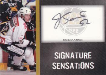 2007-08 Cardset Finland - Signature Sensations #JS Jesse Saarinen Front