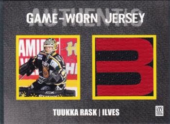 2007-08 Cardset Finland - Game Worn - Series 1 #TR2 Tuukka Rask / Game Worn Jersey Front