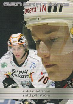 2007-08 Cardset Finland - Generations #14 Antti Miettinen / Antti Pihlström Front