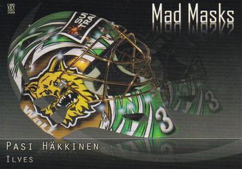 2007-08 Cardset Finland - Mad Masks #04 Pasi Häkkinen Front