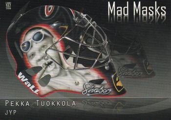 2007-08 Cardset Finland - Mad Masks #07 Pekka Tuokkola Front