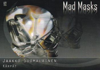 2007-08 Cardset Finland - Mad Masks #09 Jaakko Suomalainen Front