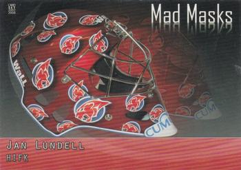 2007-08 Cardset Finland - Mad Masks - Red #02 Jan Lundell Front