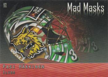 2007-08 Cardset Finland - Mad Masks - Red #04 Pasi Häkkinen Front