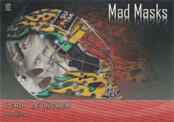 2007-08 Cardset Finland - Mad Masks - Red #05 Tero Leinonen Front