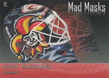 2007-08 Cardset Finland - Mad Masks - Red #06 Jussi Markkanen Front