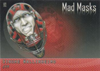 2007-08 Cardset Finland - Mad Masks - Red #08 Sinuhe Wallinheimo Front