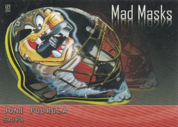 2007-08 Cardset Finland - Mad Masks - Red #13 Joni Puurula Front