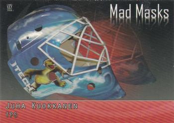2007-08 Cardset Finland - Mad Masks - Red #14 Juha Kuokkanen Front