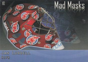 2007-08 Cardset Finland - Mad Masks - Blue #02 Jan Lundell Front