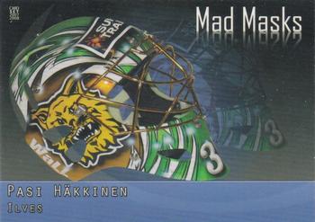 2007-08 Cardset Finland - Mad Masks - Blue #04 Pasi Häkkinen Front