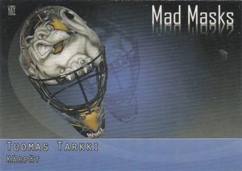 2007-08 Cardset Finland - Mad Masks - Blue #10 Tuomas Tarkki Front