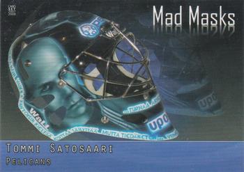 2007-08 Cardset Finland - Mad Masks - Blue #12 Tommi Satosaari Front