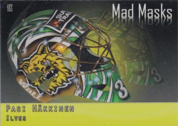 2007-08 Cardset Finland - Mad Masks - Yellow #04 Pasi Häkkinen Front