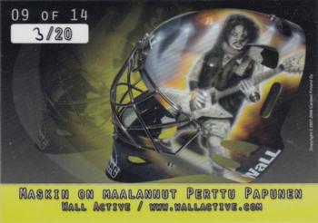 2007-08 Cardset Finland - Mad Masks - Yellow #09 Jaakko Suomalainen Back