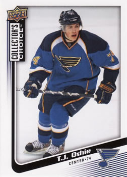 2009-10 Collector's Choice #105 T.J. Oshie Front