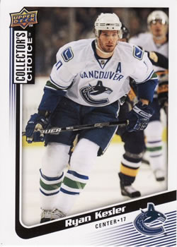 2009-10 Collector's Choice #142 Ryan Kesler Front