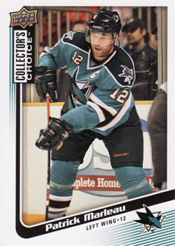 2009-10 Collector's Choice #170 Patrick Marleau Front