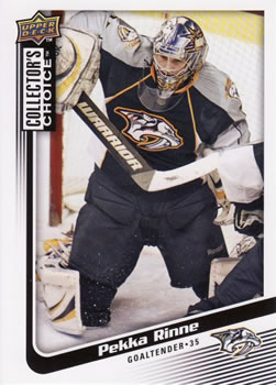 2009-10 Collector's Choice #66 Pekka Rinne Front