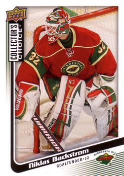 2009-10 Collector's Choice #74 Niklas Backstrom Front