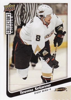 2009-10 Collector's Choice #95 Teemu Selanne Front