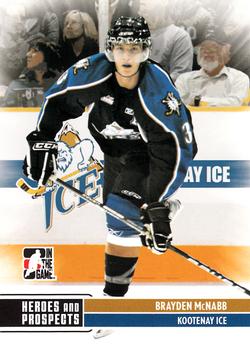 2009-10 In The Game Heroes and Prospects #122 Brayden McNabb Front