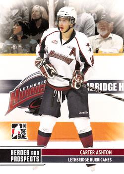 2009-10 In The Game Heroes and Prospects #124 Carter Ashton Front