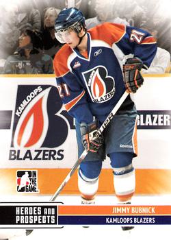 2009-10 In The Game Heroes and Prospects #125 Jimmy Bubnick Front