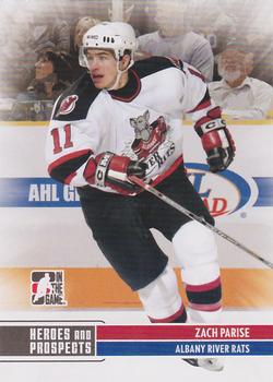 2009-10 In The Game Heroes and Prospects #21 Zach Parise Front