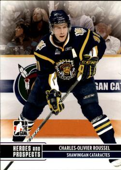 2009-10 In The Game Heroes and Prospects #105 Charles-Olivier Roussel Front