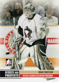 2009-10 In The Game Heroes and Prospects #156 Brad Thiessen Front